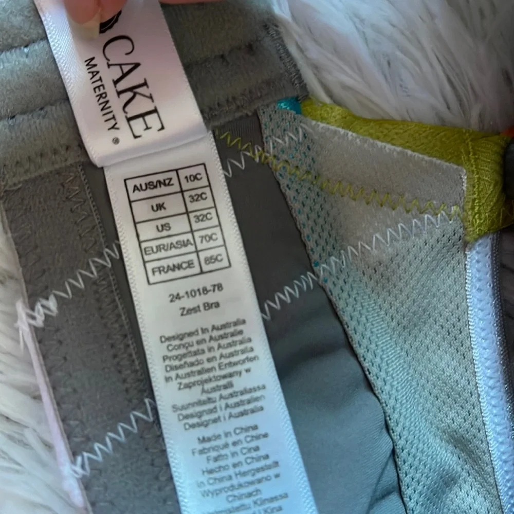 Cake Lingerie Nursing Maternity Bra Gray